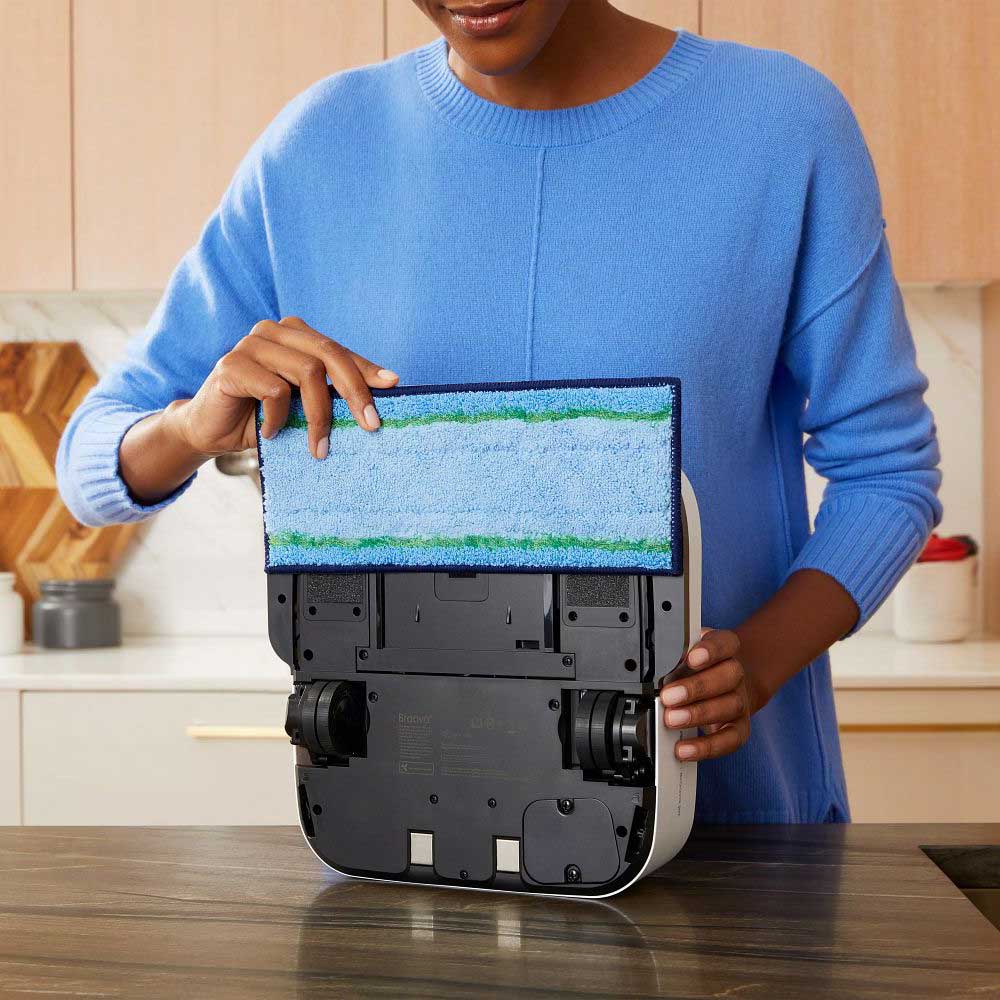 Washable Wet Mopping Pads for Braava jet® m6 Robot Mop 4 Washable Wet Mopping Pads for Braava jet® m6 Robot Mop